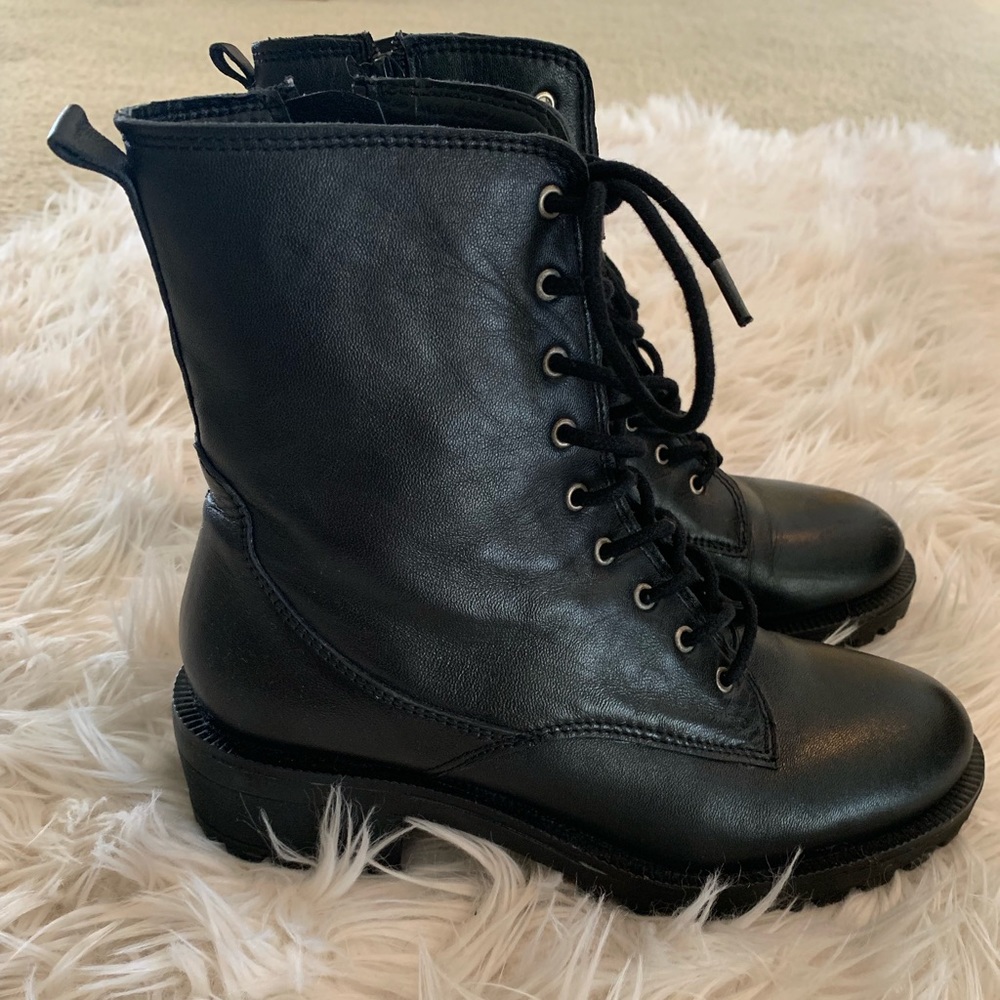 Black Combat Boots